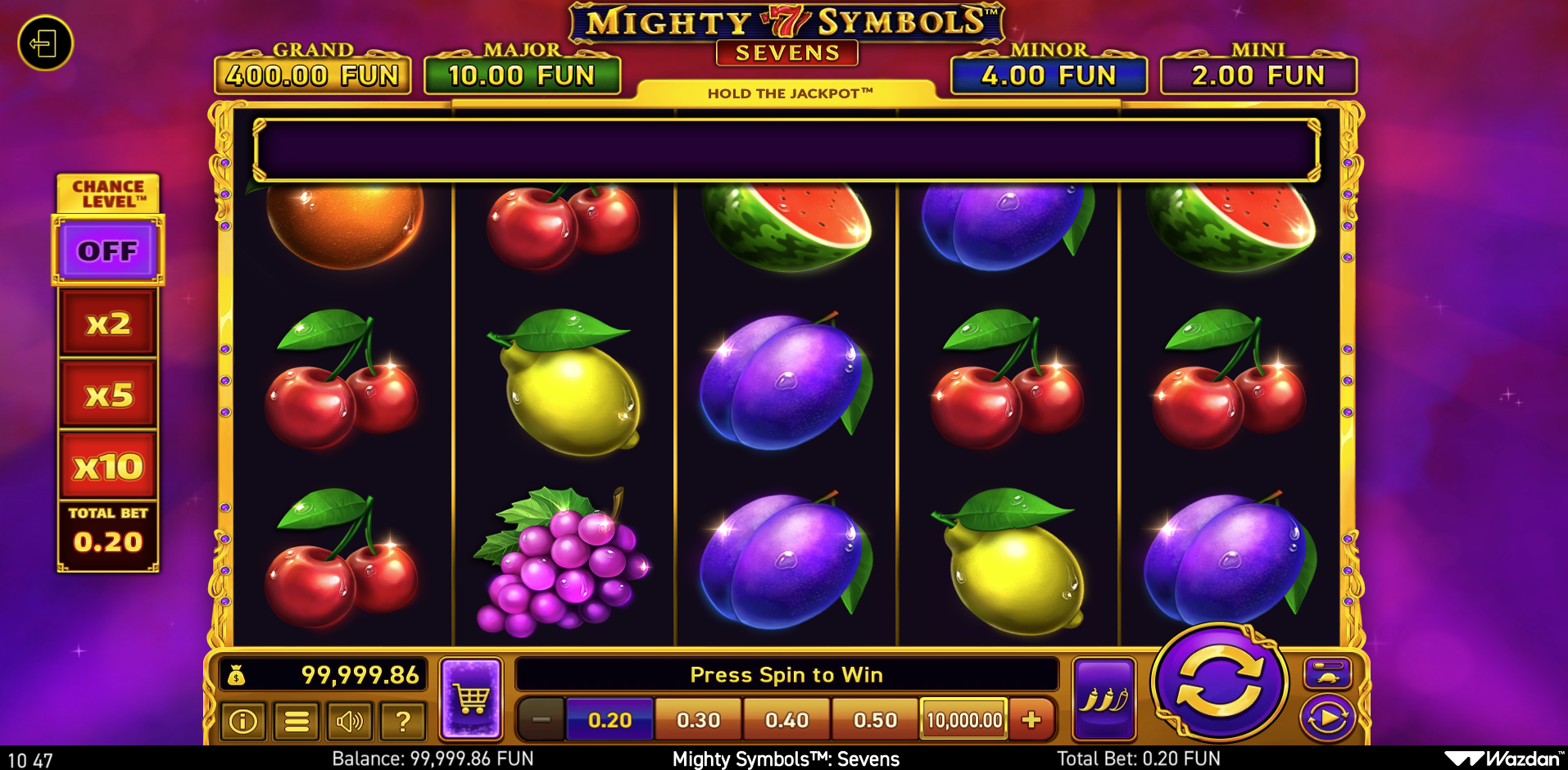 Slot Mighty Symbols: Sevens