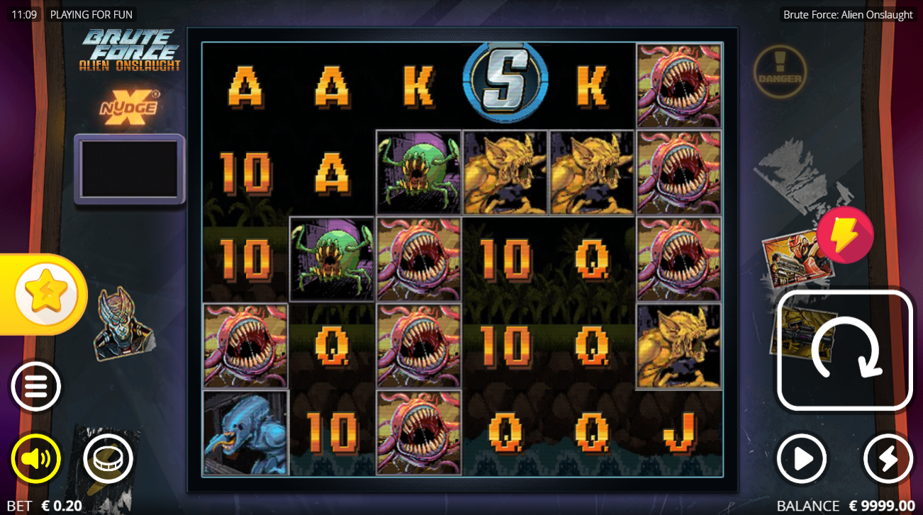 Brute Force Alien Onslaught Slot