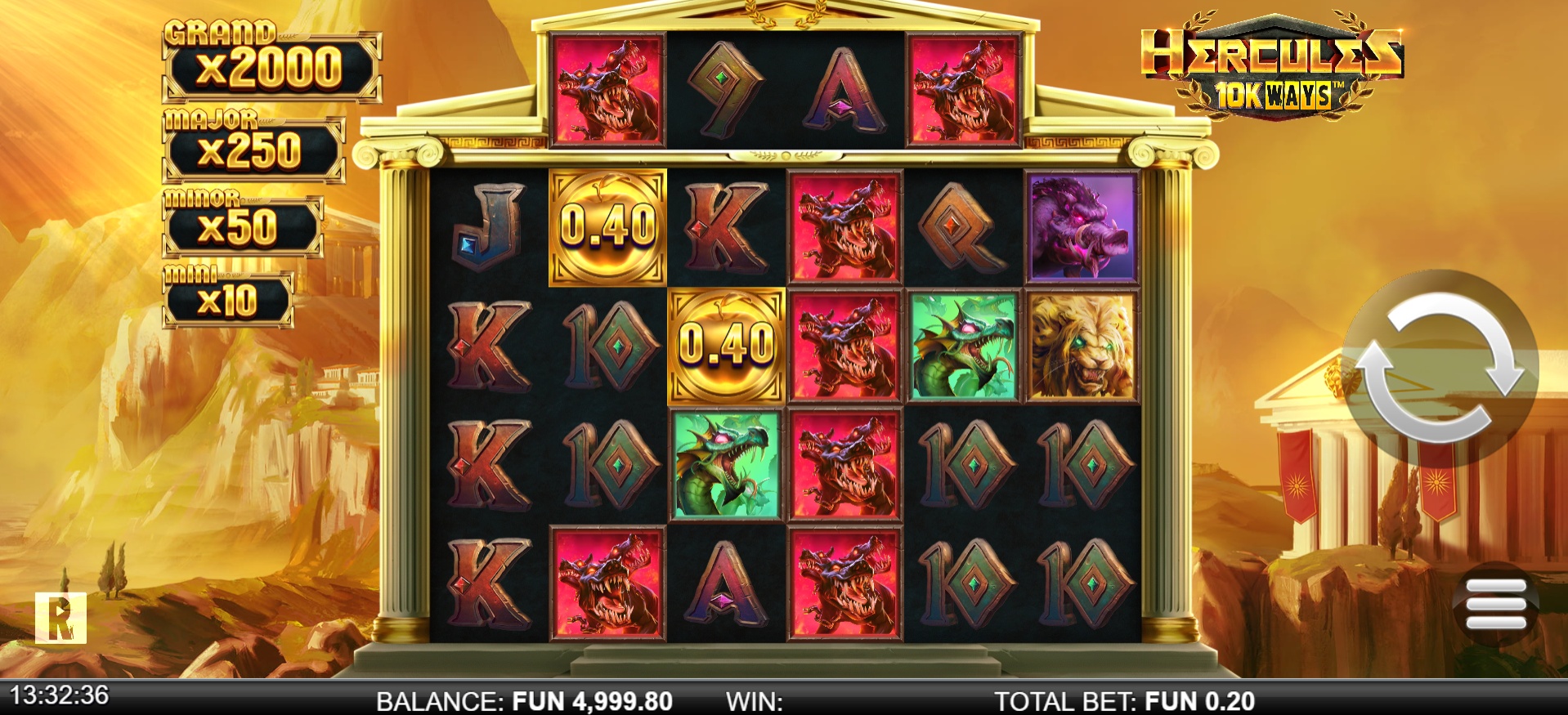 Hercules 10K Ways Slot