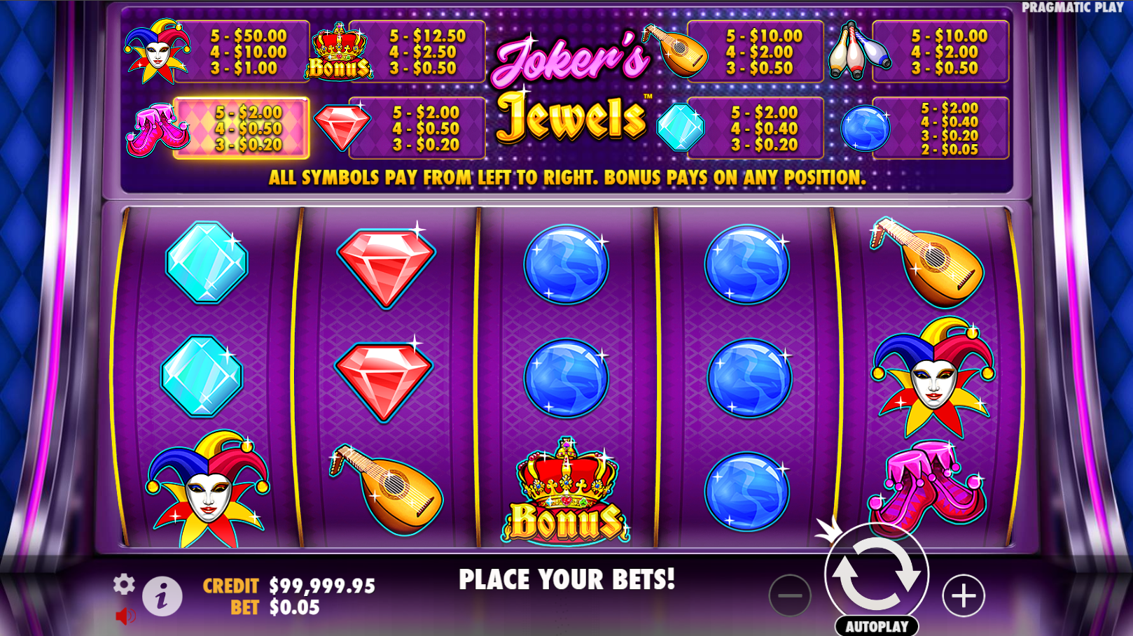 Joker's Jewels Slot