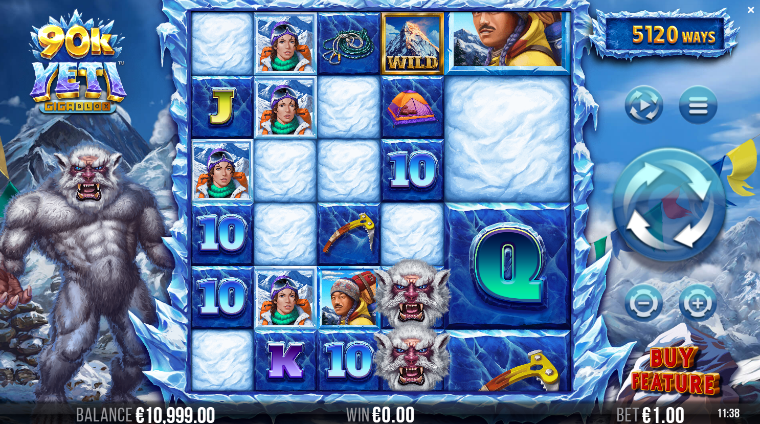 90K Yeti Gigablox Slot