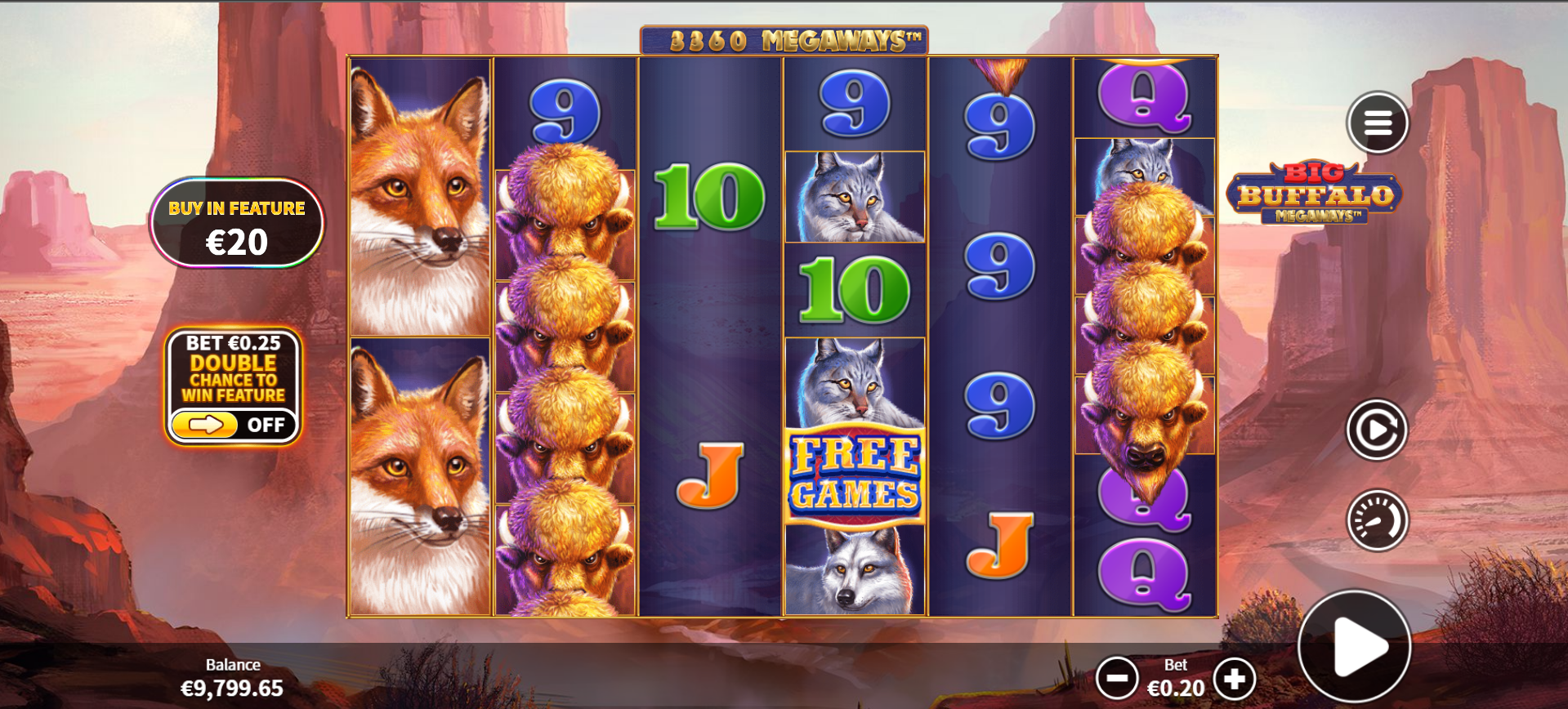 Big Buffalo Megaways Slot