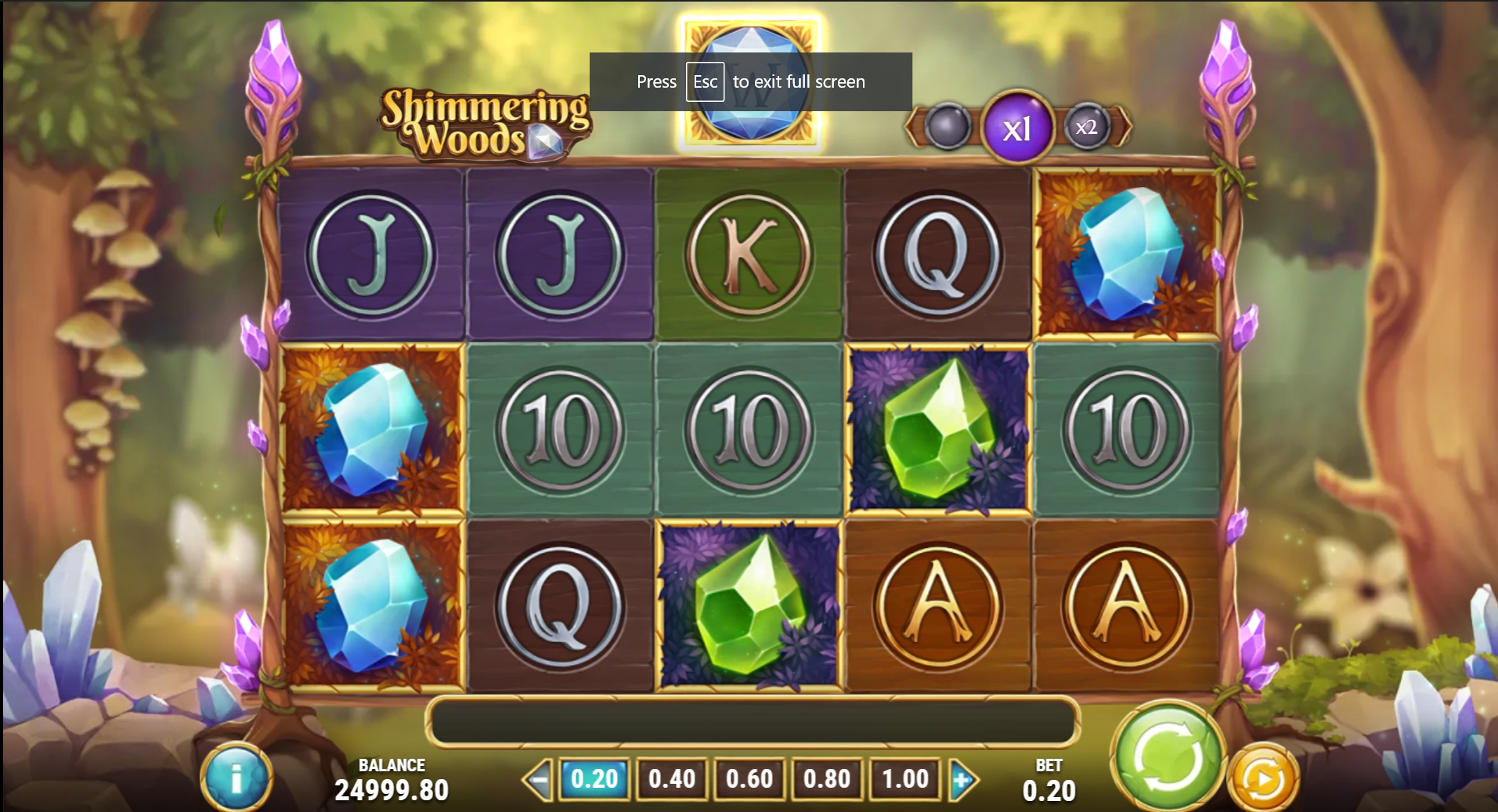 Slot Shimmering Woods