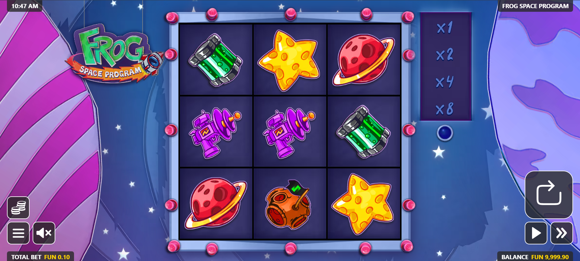 Frog Space Program Slot