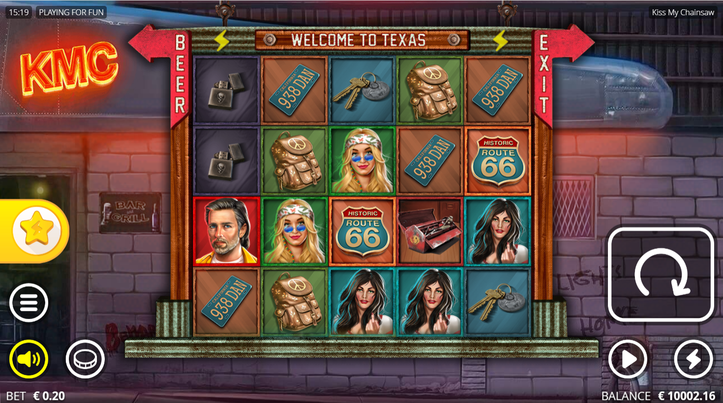 Kiss My Chainsaw Slot