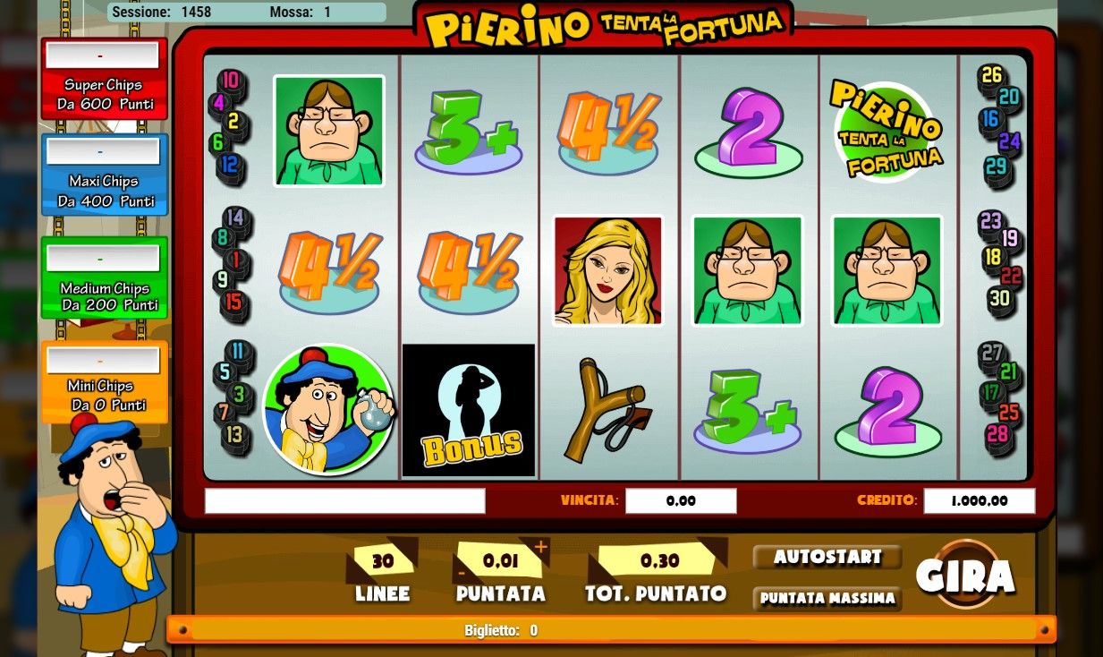 Slot Pierino tenta la Fortuna