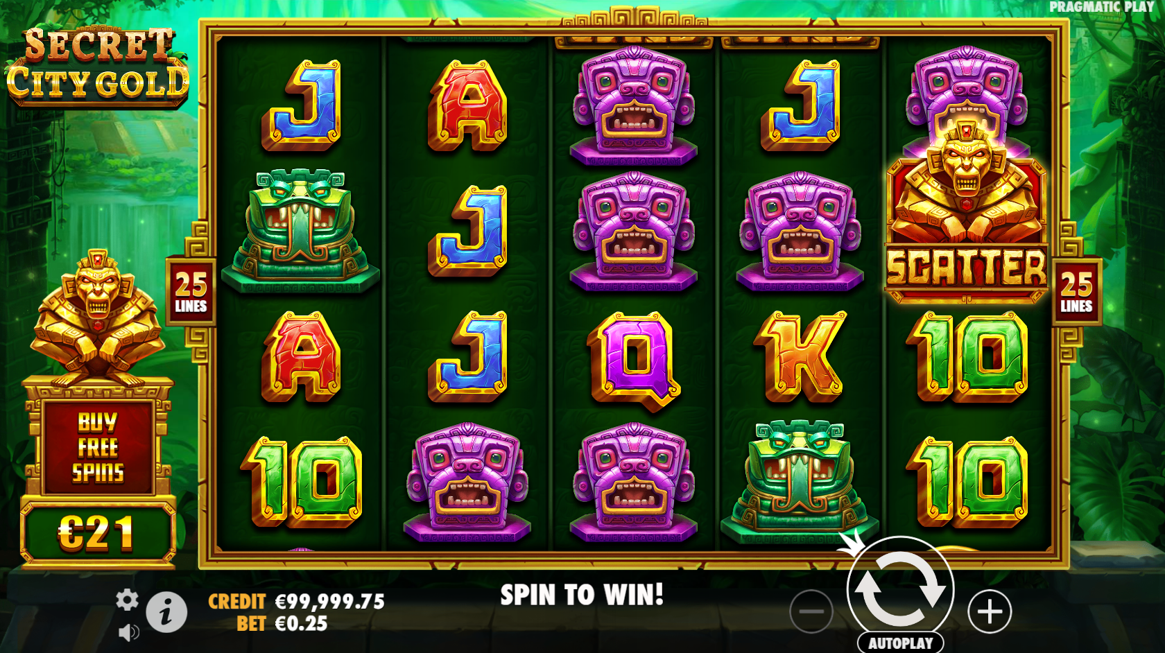 Secret City Gold Slot
