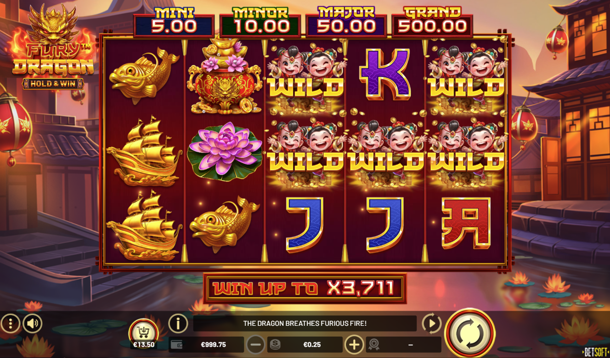 Fury Dragon Hold and Win Slot