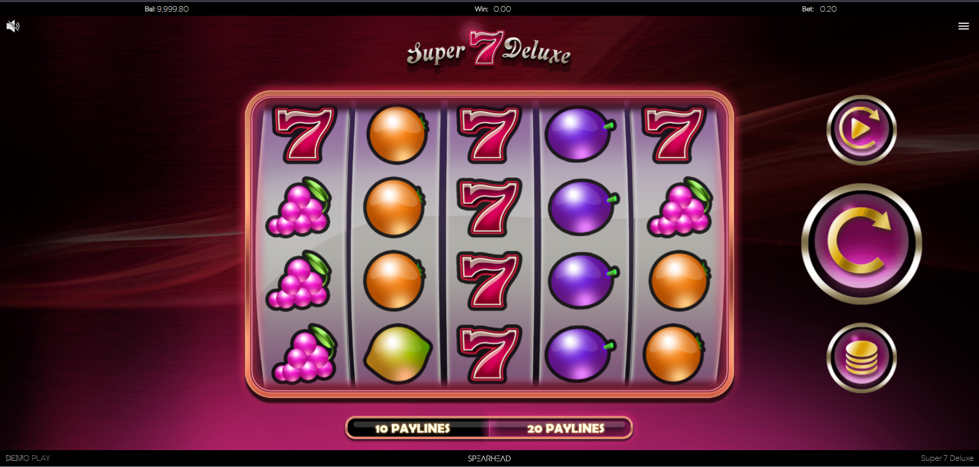 Super 7 Deluxe Slot