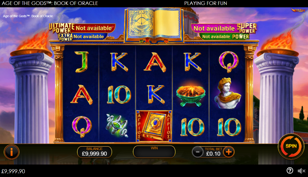 Age Of the Gods: Book Of Oracle Slot