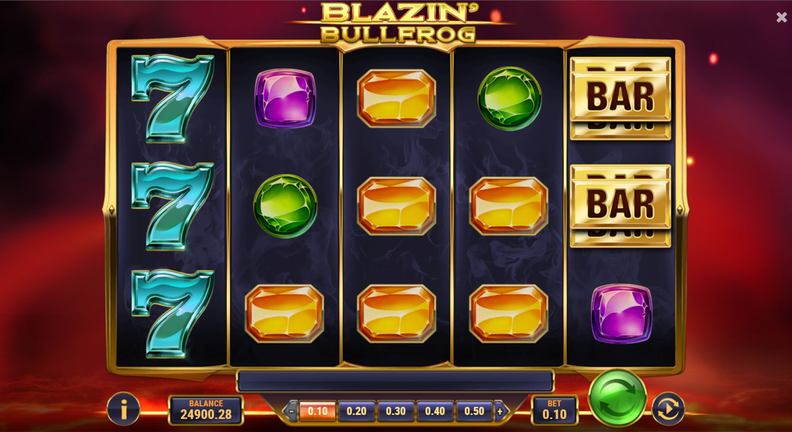 Slot Blazin' Bullfrog