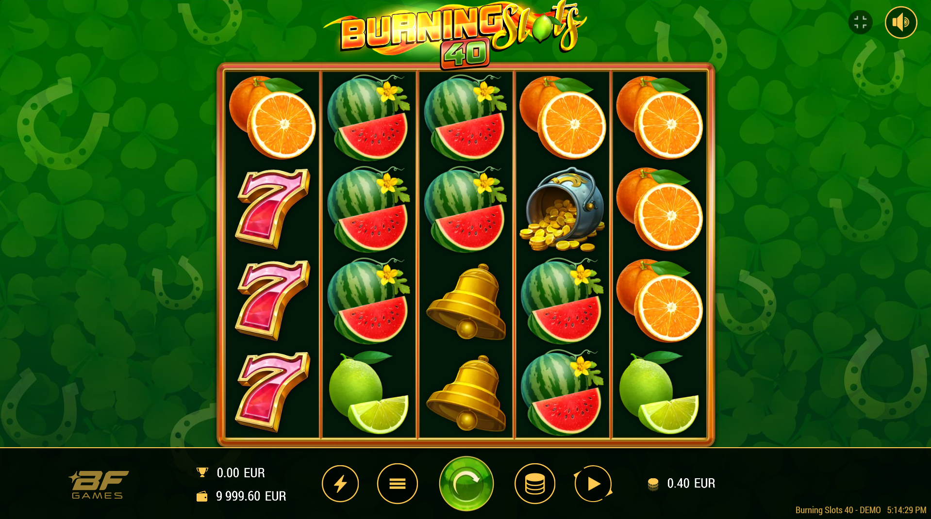 Burning Slots 40 Slot