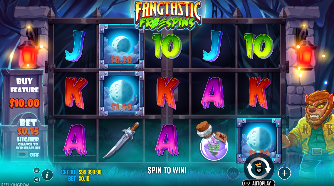 Slot Fangtastic Freespins