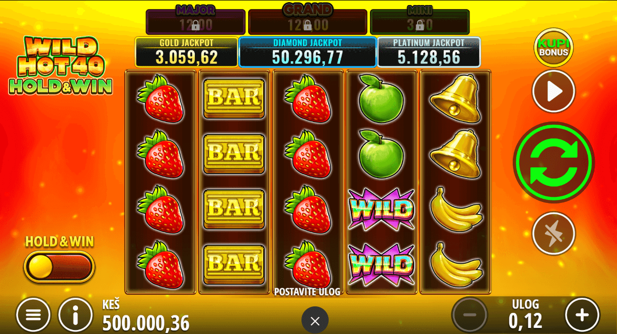 Caça-níquel Wild Hot 40 Hold & Win