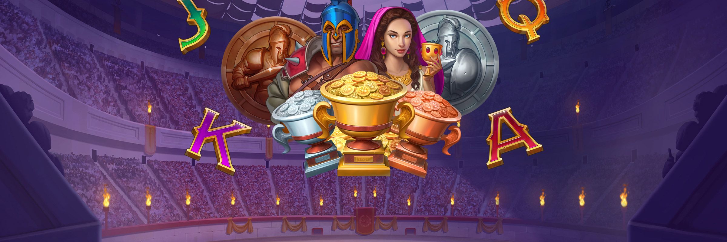 Foxium's new Rome: Fight for Gold Deluxe Slot