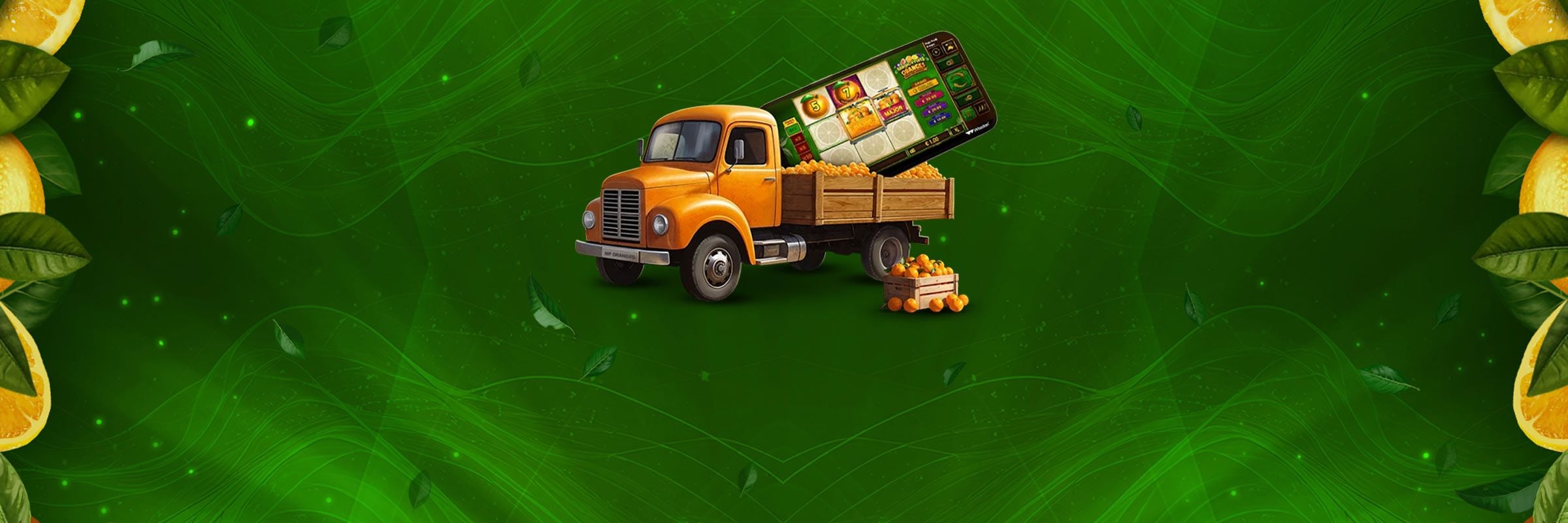 Erfrischend wie ein Orangensaft ist Wazdans neuer Slot Magic Fruit$: Oranges