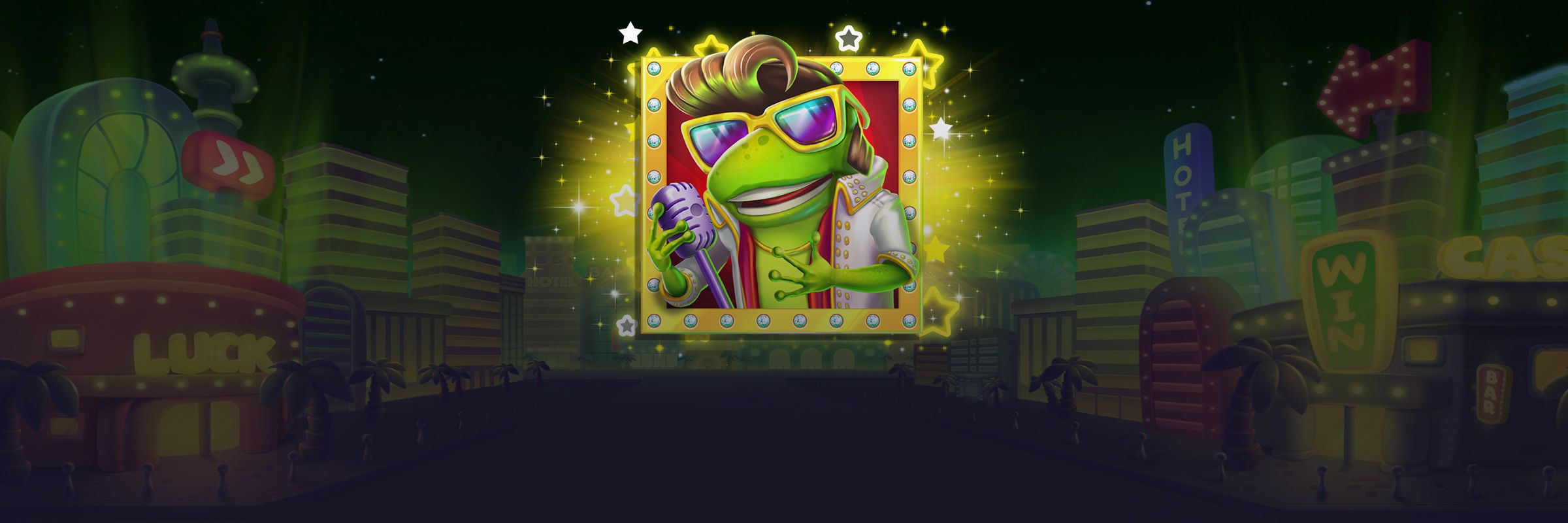 A BGaming Punter Banks $110K in BTC Playing Their Elvis Frog in Vegas Slot