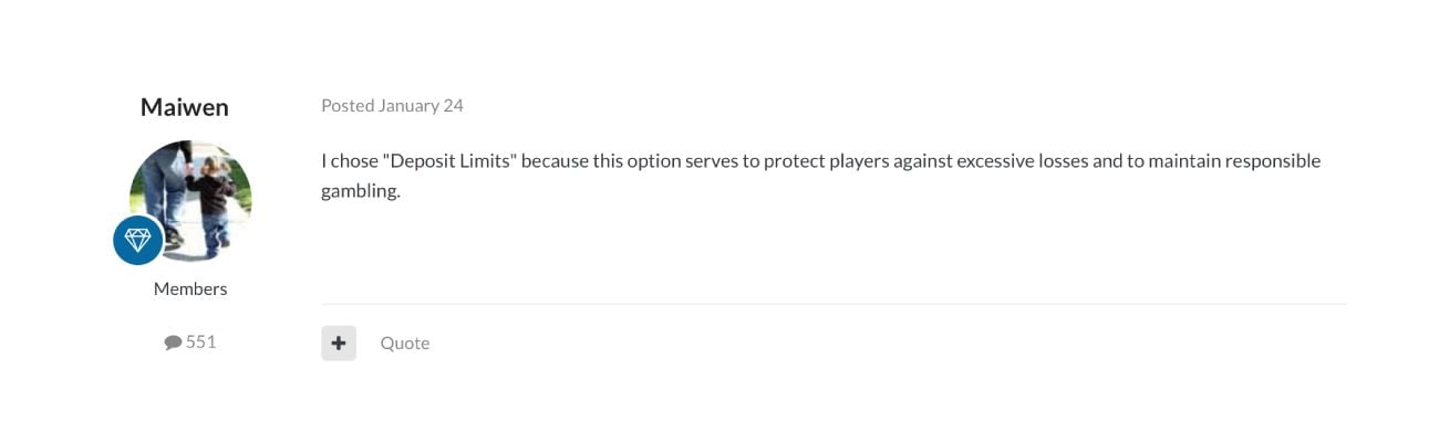 Forum comment by Maiwen