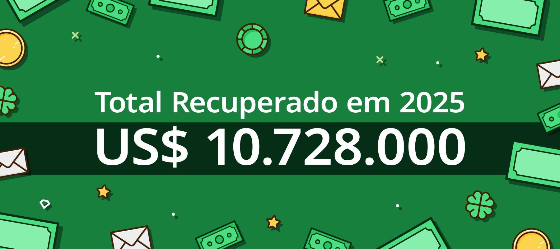 Total recuperado em 2025 pelo AGCCS