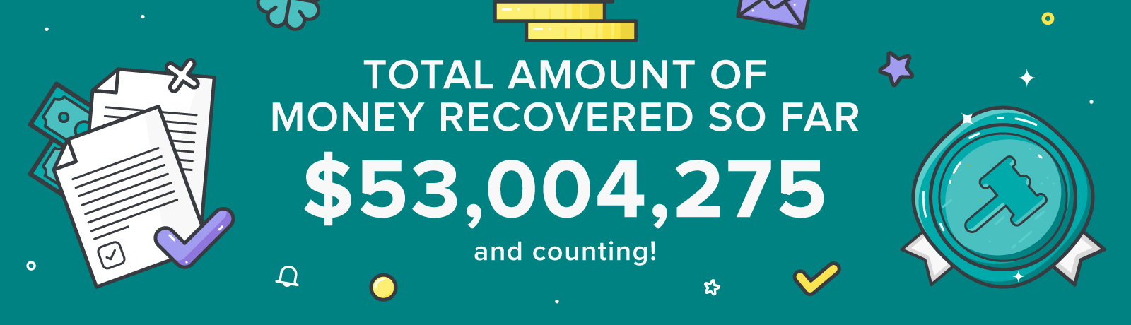total amount of recovered money through agccs