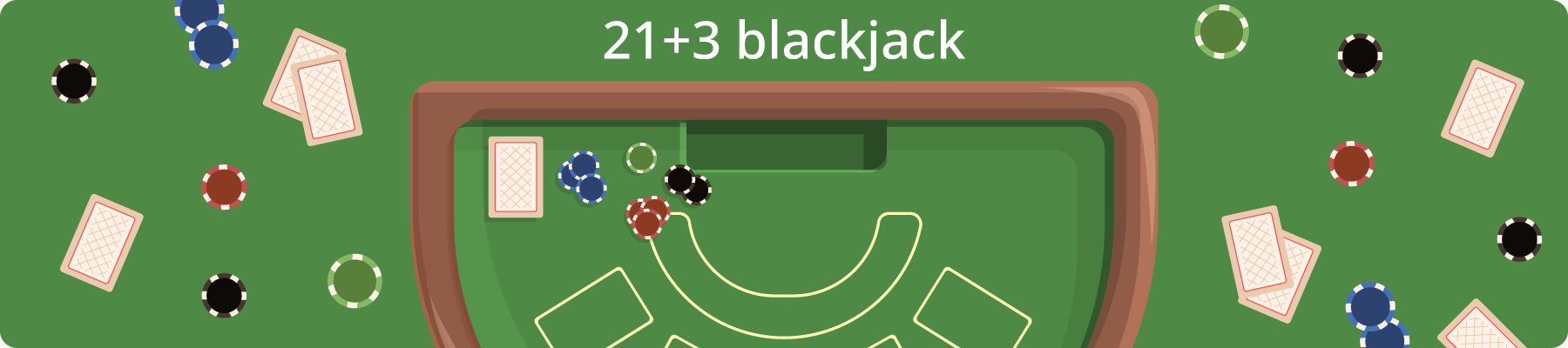 Que es 21+3 en blackjack