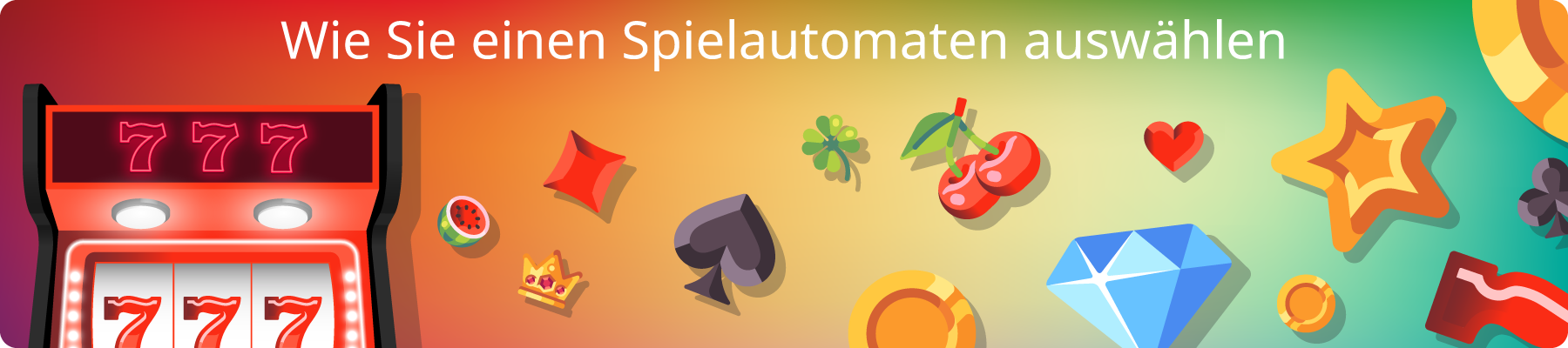 Wie Sie einen Spielautomaten auswählen