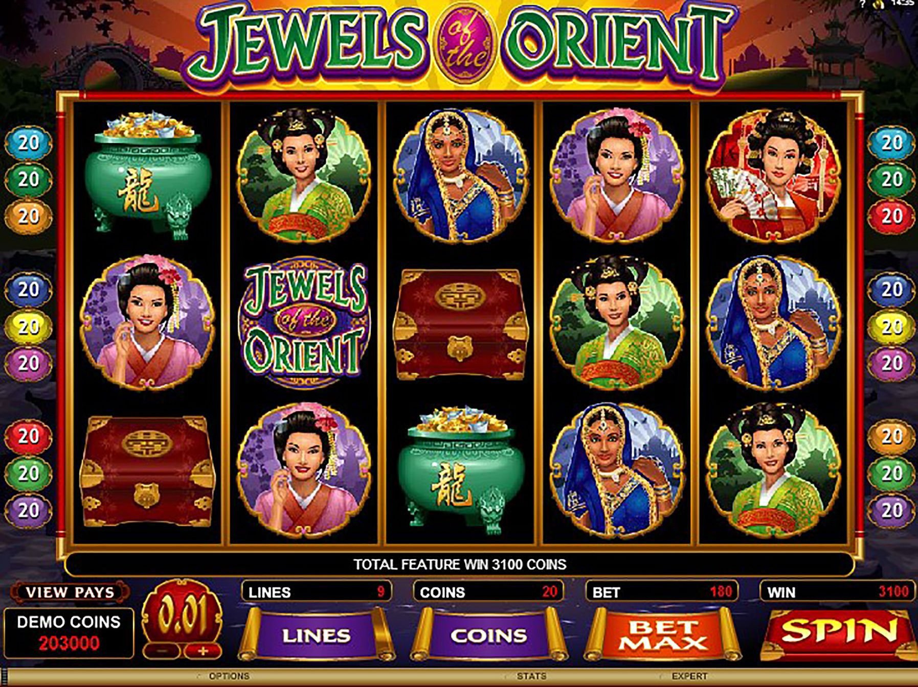 Jewels of the Orient Slot