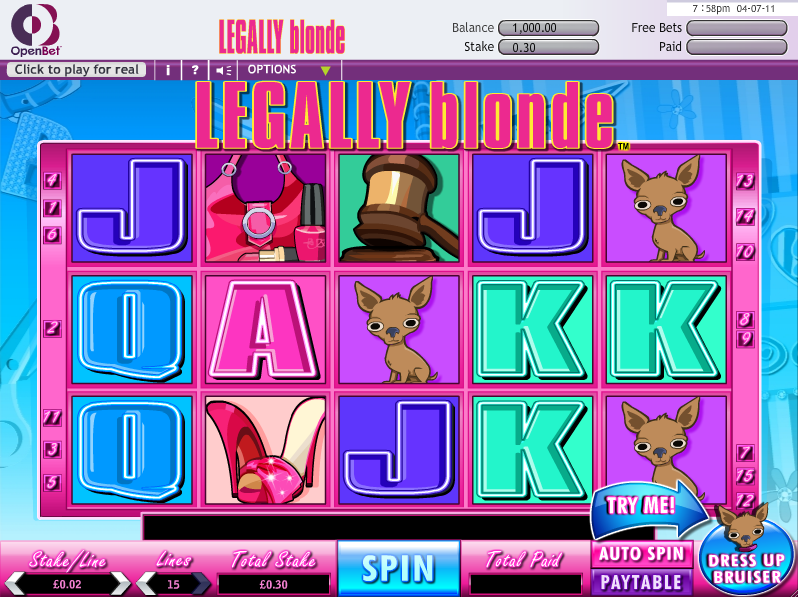 Legally Blond Slot