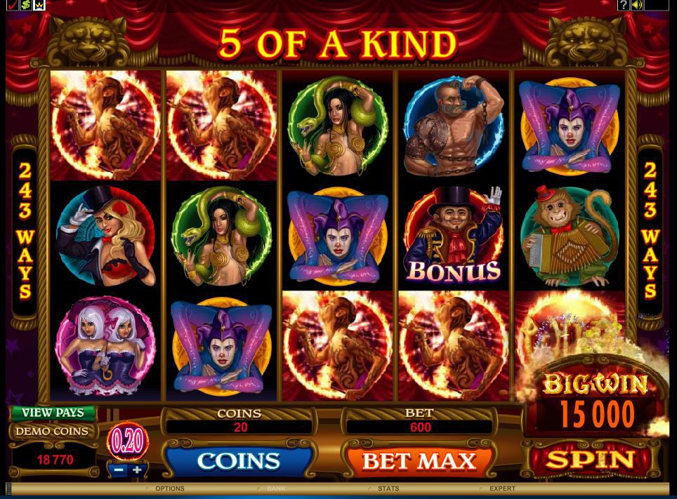 The Twisted Circus Slot