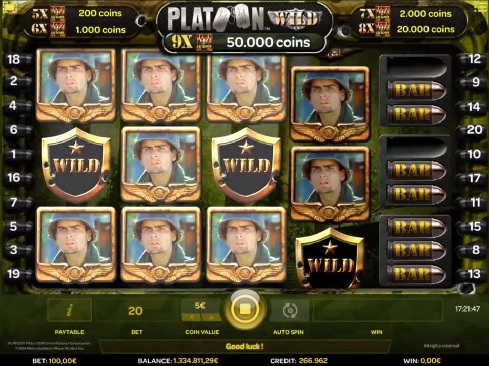 Platoon Wild Slot