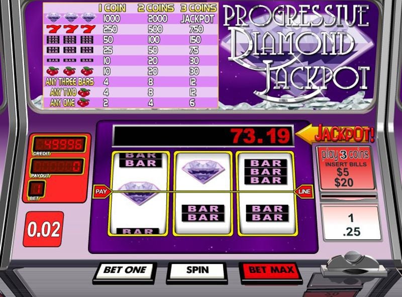 Progressive Diamond Jackpot