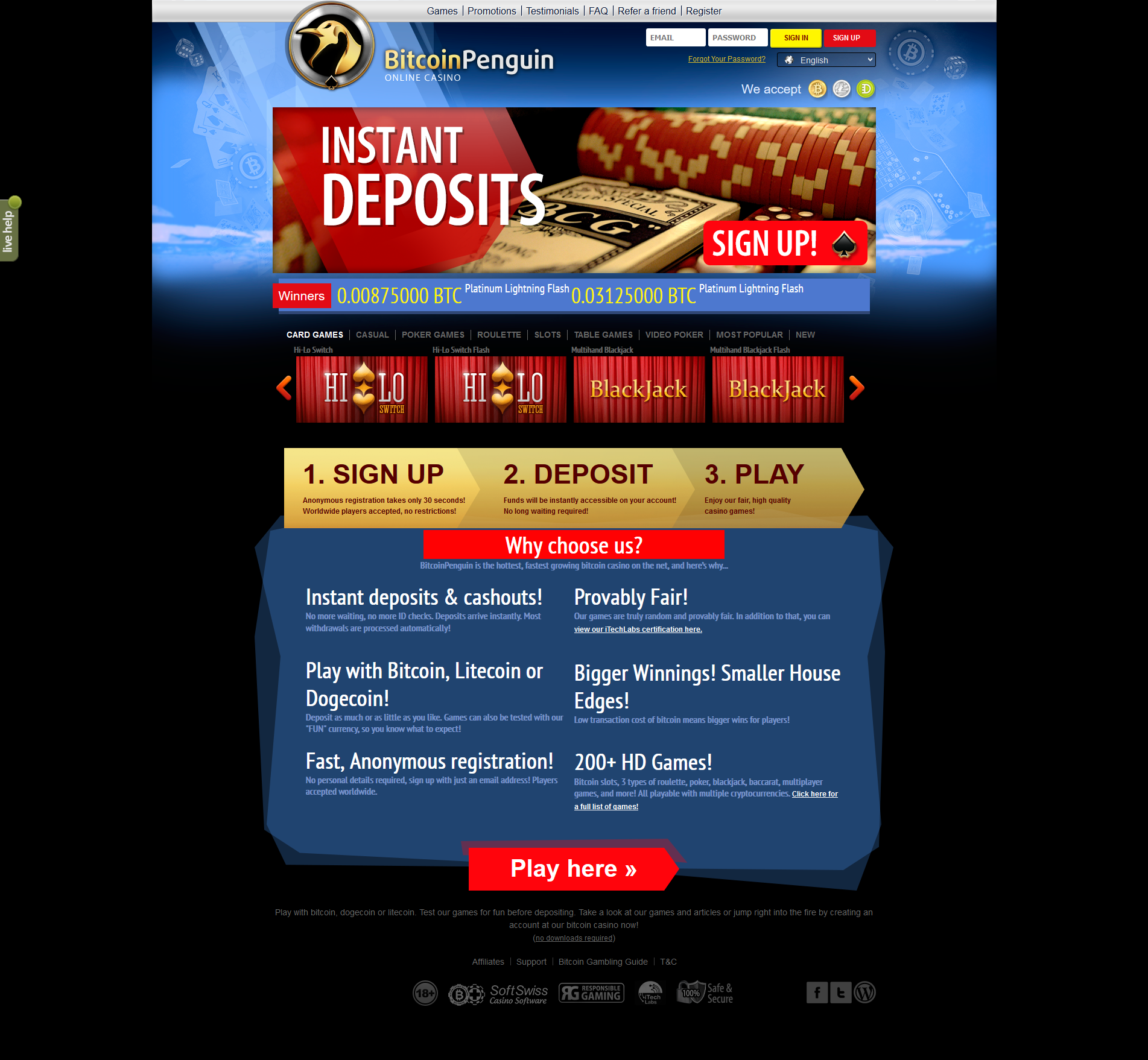 Bitcoinpenguin Casino Bitcoinpenguin Casino