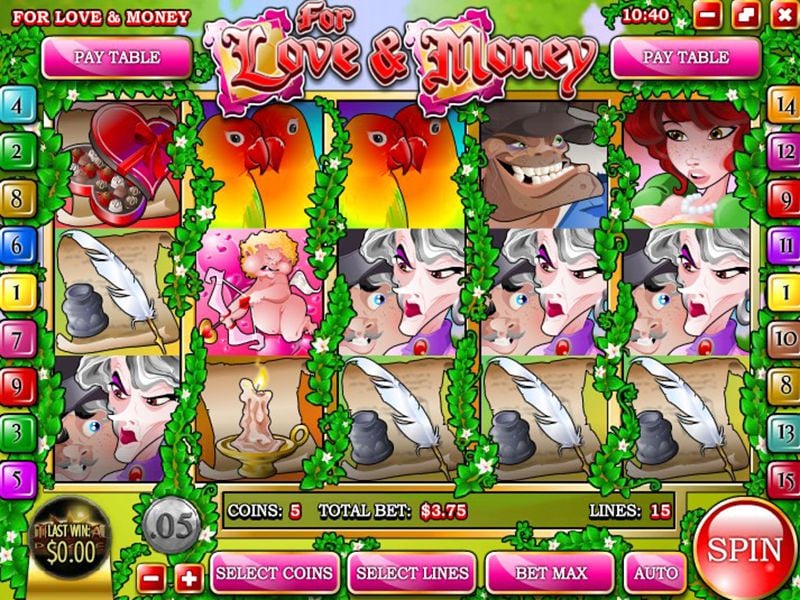 For Love And Money Slot