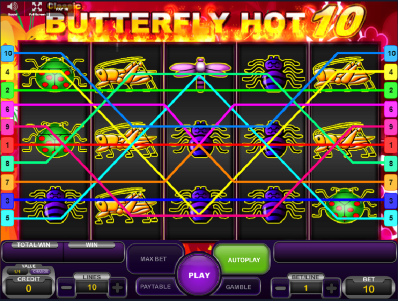 Butterfly Hot 10