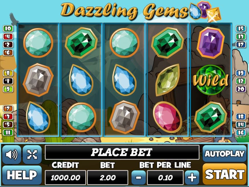 Dazzling Gems Slot