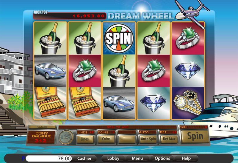 Dream Wheel 15 Line Slot