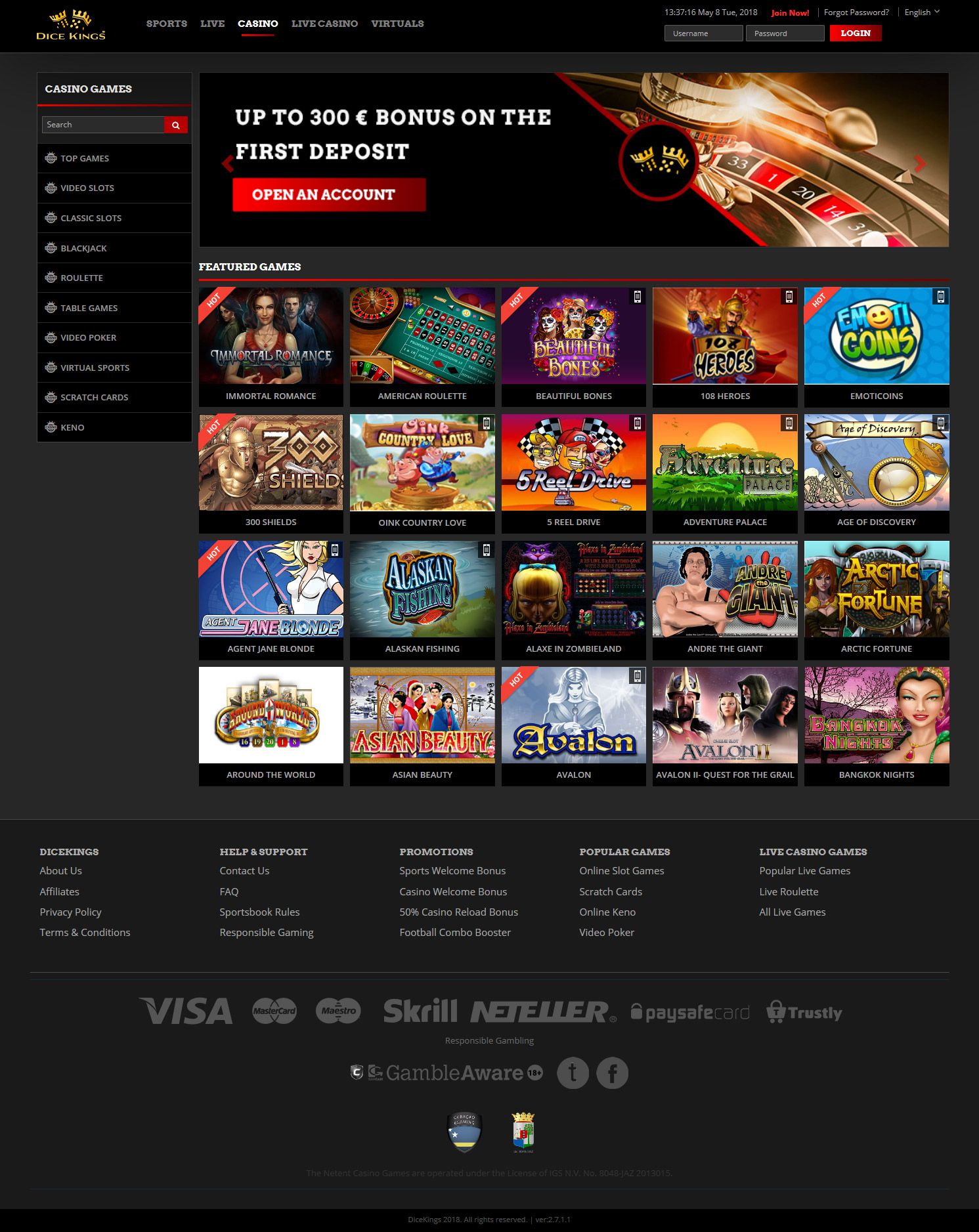 Dice Kings Casino (2023) Review Games AskGamblers