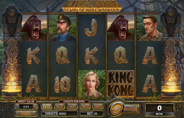 King Kong Island of Skull Mountain