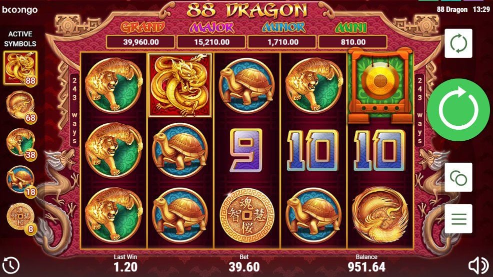 Tragamonedas 88 Dragon