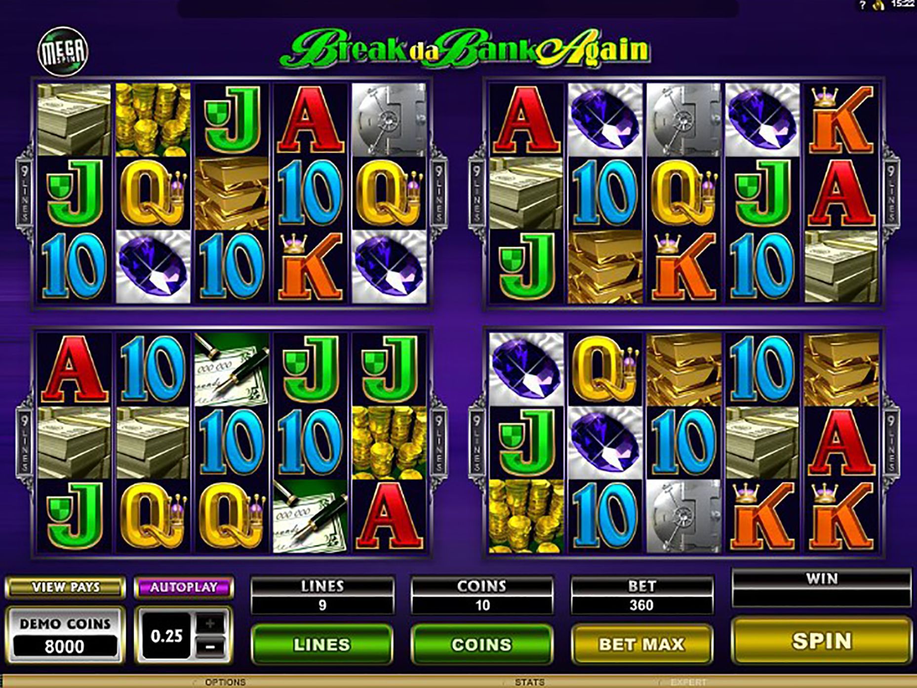 MegaSpin Break Da Bank Again Slot
