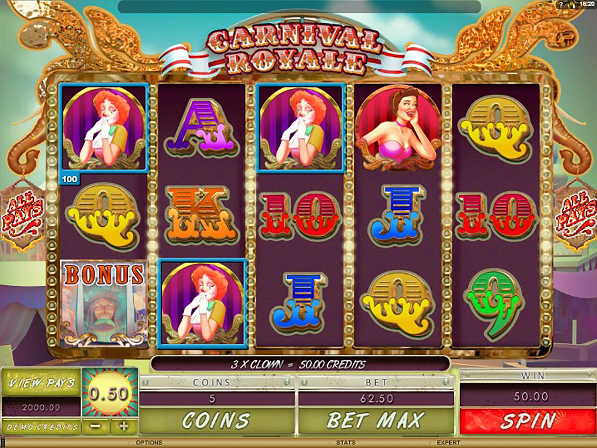 Caça-níquel Carnival Royale