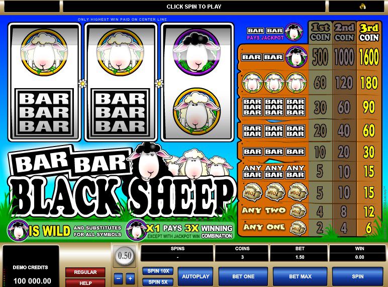 Bar Bar Black Sheep Slot