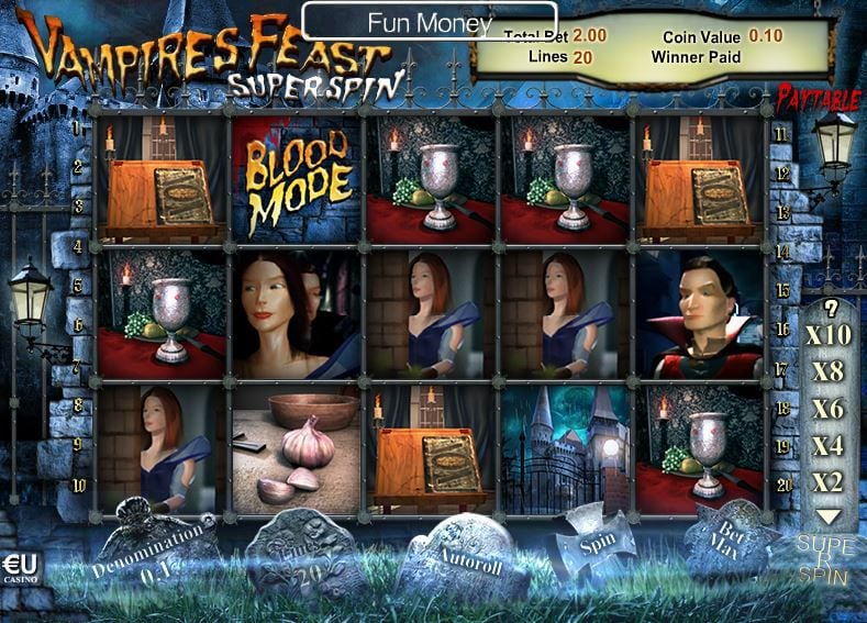 Vampires Feast Super Spin