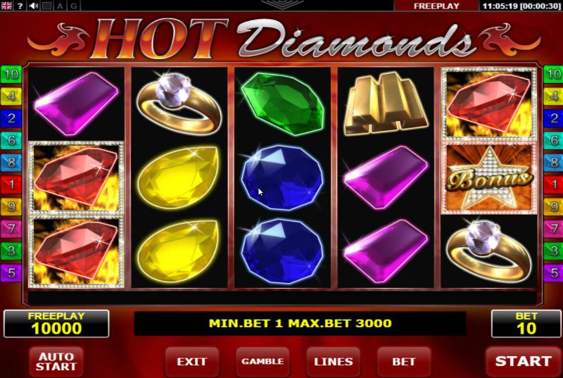 Hot Diamonds Slot