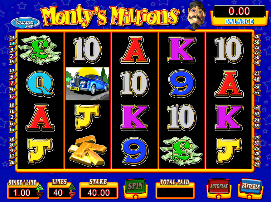 Monty's Millions Slot