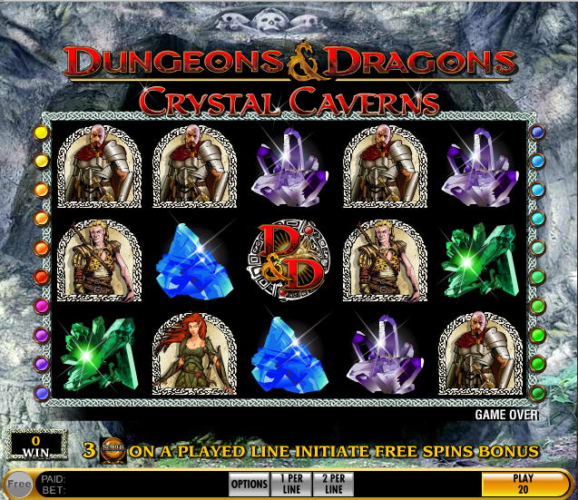 Dungeons and Dragons: Crystal Caverns Slot