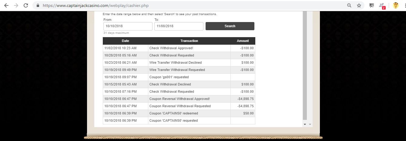 Captain Jack Casino check withdraw approved.jpg