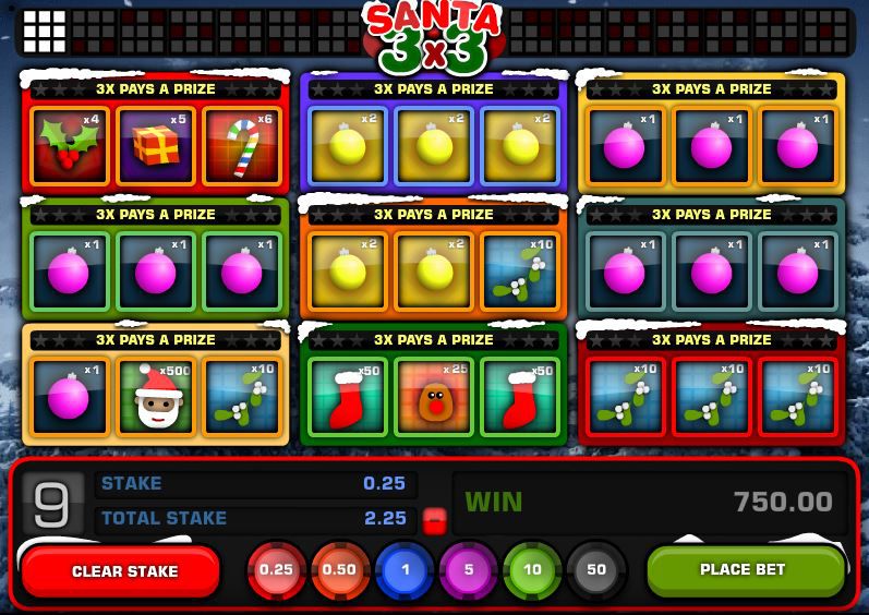 Santa 3x3