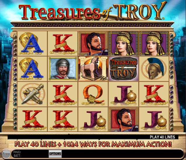 Treasures of Troy Slot