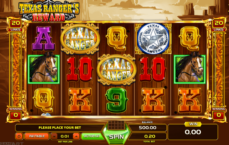 Texas Ranger's Reward Slot